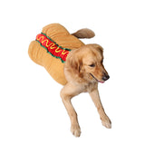 Cute Hot Dog Pet Costume Dog Cat Wiener Bun Halloween Funny Food Outfit - INSWEAR