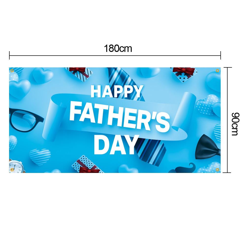 Happy Father's Day Photography Backdrop Father's Day Theme Background Family Party Decoration Daddy Studio Props - INSWEAR