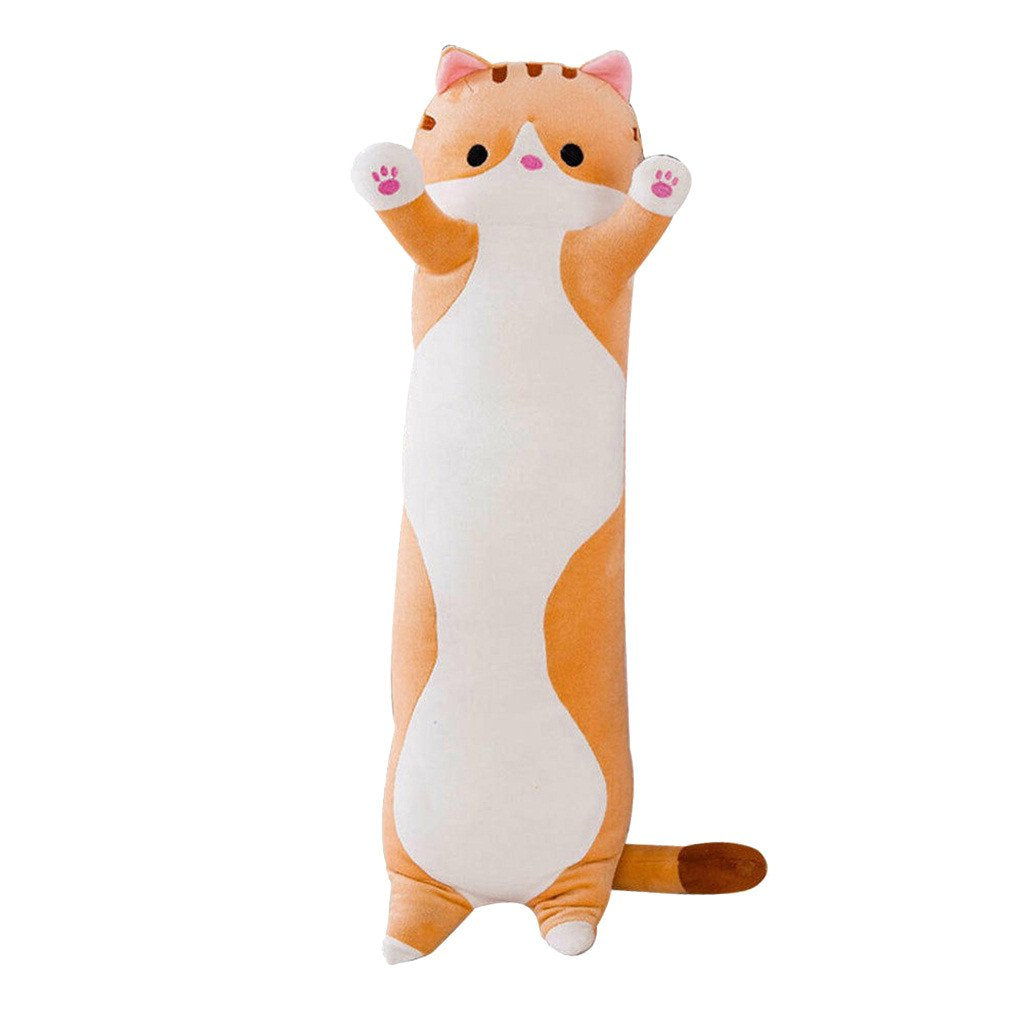 50cm Plush Cute Cat Toys Creative Long Soft Toys Office Lunch Break Nap Sleeping Pillow Cushion Stuffed Doll - INSWEAR
