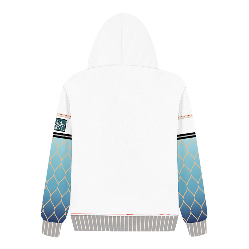 Unisex Vtuber Kobo Kanaeru Cosplay Hoodies Power Printed Hooded Sweatshirt Casual Streetwear Hoodie - INSWEAR