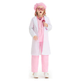 Doctor Pink KIds Cosplay Costume  Kids Pink Clothes Outfits Halloween Carnival Party Disguise Suit