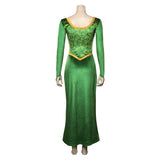 Shrek Princess Fiona Women Dress Halloween Cosplay Costume Fancy Carnival Outfits - INSWEAR