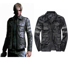 Resident Evil 4 Remake Cosplay Costume Jacktet Coat Halloween Carnival Party Disguise Suit