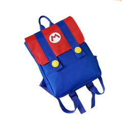 Super Mario Bros - Mario Luigi Cosplay Backpack Anime Print School Bag