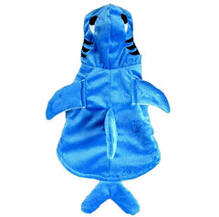 Adorable Blue Shark Halloween Pet Costume Hoodie Coat for Dogs and Cats - INSWEAR