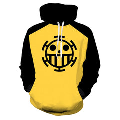 Unisex Anime ONE PIECE Hoodies Adult Cosplay Hooded Pullover Coat Casual Sweatshirts - INSWEAR
