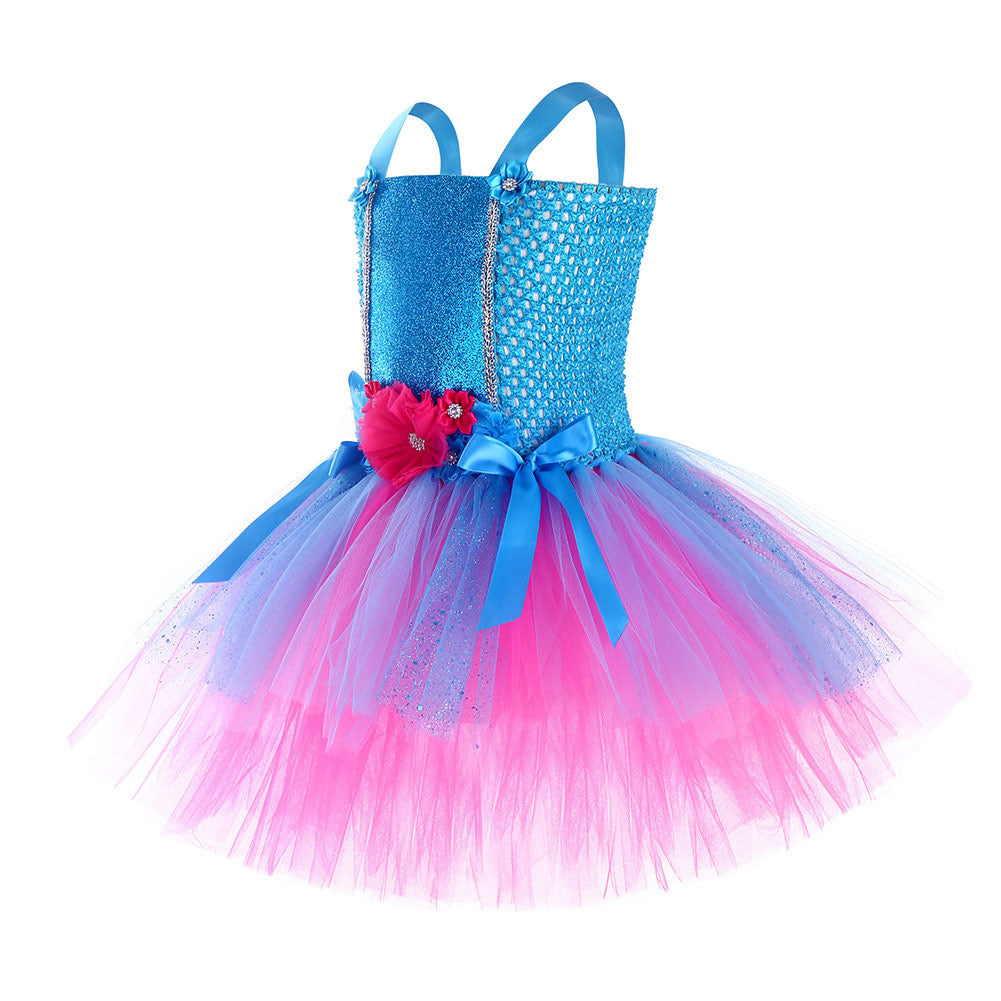 Girls Cosplay Costume Kids Tutu Dress Outfits Fantasia Halloween Carnival Party Disguise Suit