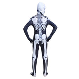 Kids Children Skeleton Skull Jumpsuit Cosplay Costume Outfits Halloween Carnival Suit - INSWEAR