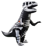 Adult Skeleton Inflatable Dinosaur Costume T-Rex Blow up Costume - INSWEAR