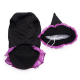 Cute Pet Witch/Wizard Halloween Costume for Dogs & Cat Kitten, Cat Costume Pet Cosutmes - INSWEAR