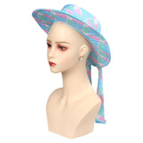 2023 Barbie Movie Barbie Barbie Cosplay Beach Hat Cap Earings Halloween Carnival Costume Accessories