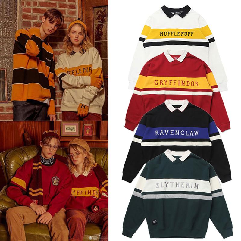 Harry Potter Couple Sweater Magic School Uniform Medal Tide College Sw ...