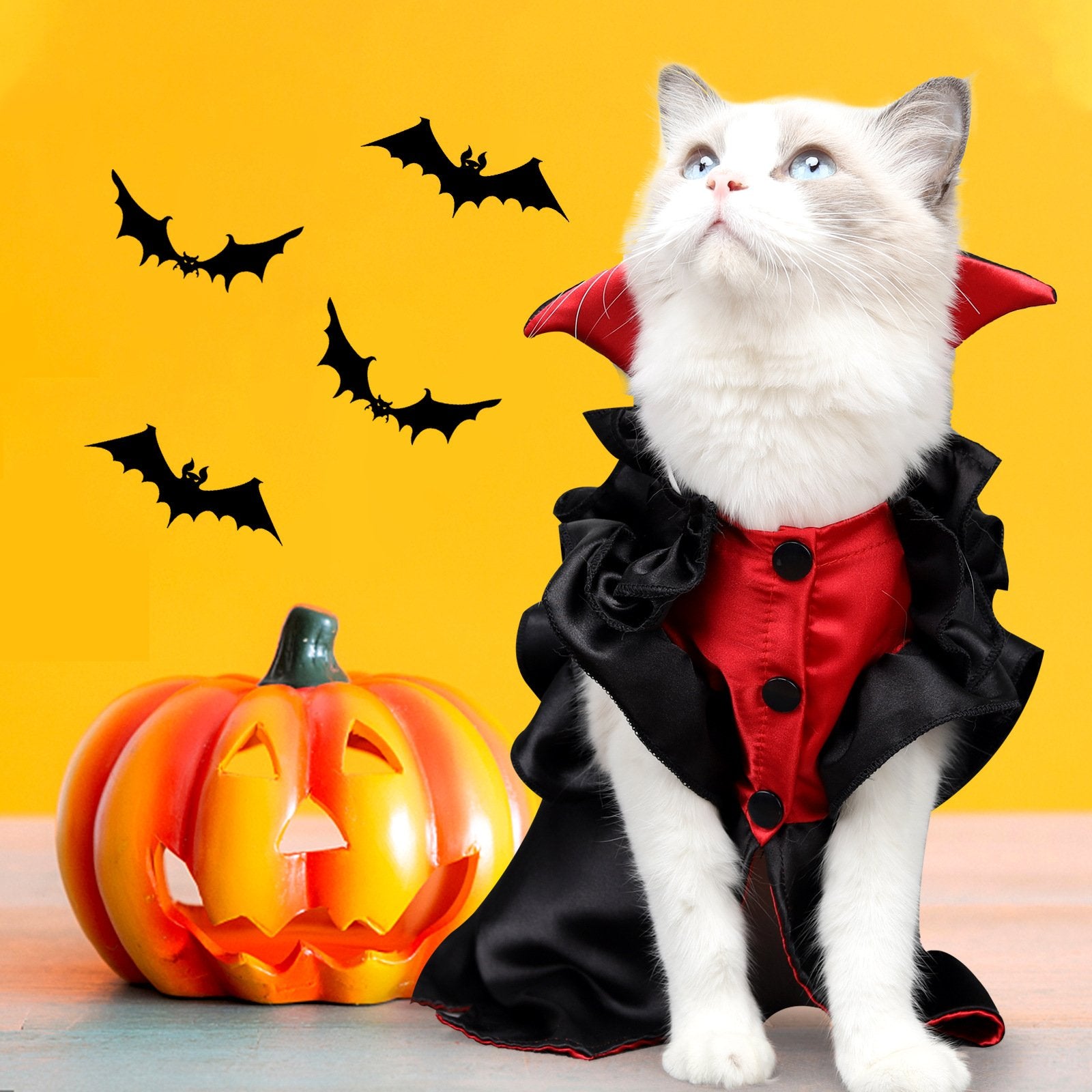 Halloween Pet Vampire Costume Funny Clothes Suits Cats Dogs Clothes Take Photo Props Pet Supplies - INSWEAR