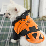 Halloween Pet Clothes Bat Pattern Funny Pet Dog T-Shirt Outfit Pet Transforming Outfit Festival Coat - INSWEAR