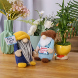 Father's Day Gnomes Decorations Plush Ornaments Faceless Elf Handmade Home Holiday Interior Decoration - INSWEAR