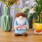 Father's Day Gnomes Decorations Plush Ornaments Faceless Elf Handmade Home Holiday Interior Decoration - INSWEAR