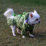 Green Cute Crocodile Shape Pet Clothes Cosplay Soft Texture Dogs Hooded Coat Costume Halloween Pets Supplies - INSWEAR