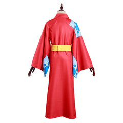 One Piece Wano Country Monkey D. Luffy Cosplay Costume Kimono Fancy Outfit Halloween Carnival Suit - INSWEAR