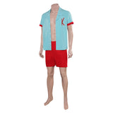 2023 Barbie Movie Ken Blue Beachwear Outfits Halloween Carnival Suit Cosplay Costume