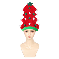 Adults Kids Christmas Elf Red Hat Christmas Accessories