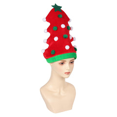 Adults Kids Christmas Elf Red Hat Christmas Accessories