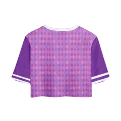 Amber Elemental Wade  Kids Children Cosplay Short Sleeve Purple Top Casual Street T-shirt
