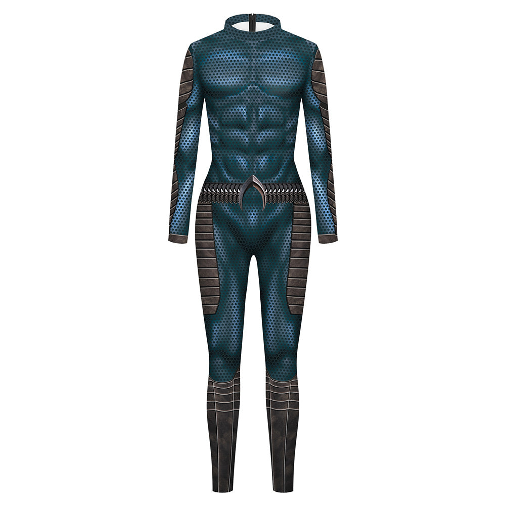 Aquaman Arthur Curry Adult Cosplay Costume Jumpsuit Outift Halloween Carnival Suit