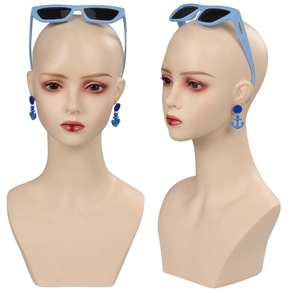 2023 Barbie Movie Cosplay Sunglasses Earings Halloween Carnival Costume Accessories
