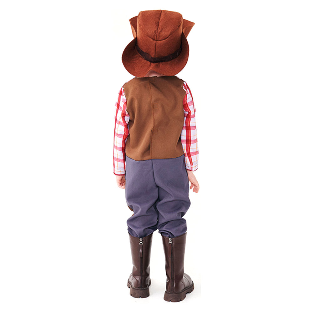 West cowboy Kids Children Cosplay Costume Outfits Halloween Carnival Suit