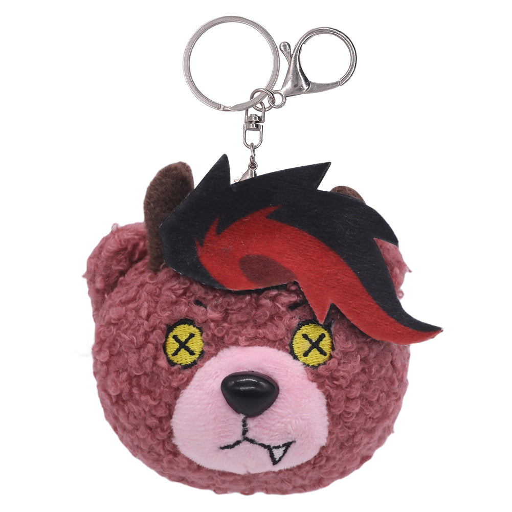 Baldur's Gate 3 Karlach Teddy Bear Cosplay Furry Keychain Key Rings Ma ...