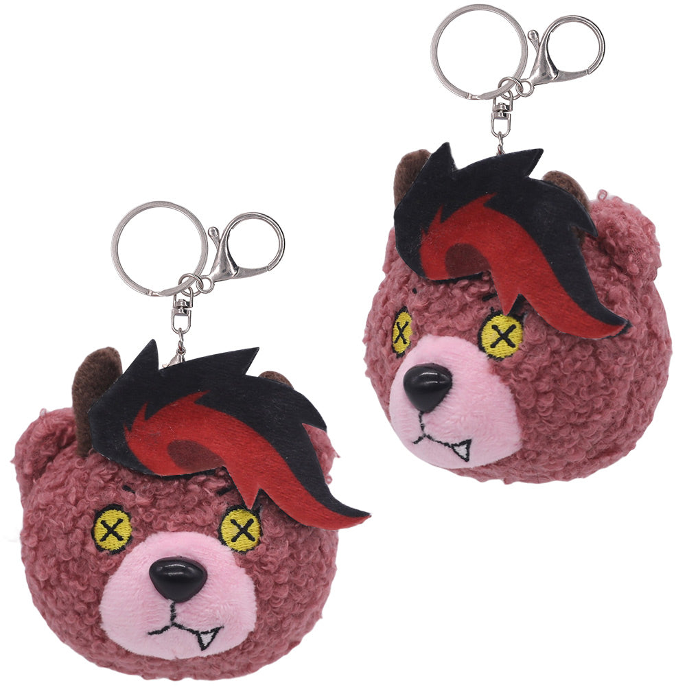 Baldur's Gate 3 Karlach Teddy Bear Cosplay Furry Keychain Key Rings Ma ...