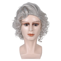Baldur's Gate Astarion Gray Cosplay Wig Heat Resistant Synthetic Hair Carnival Halloween Party Props 