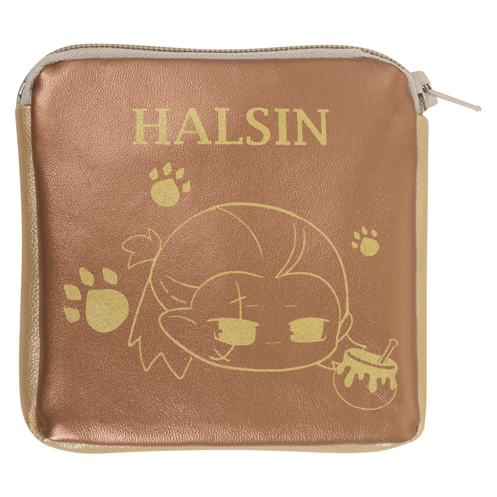 Baldur's Gate Halsin Portable Mini Lether Purse Coin Bag Cosplay Accessories Original Design