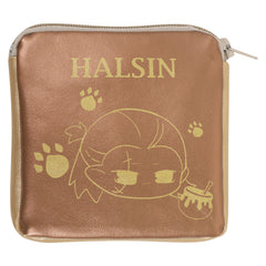 Baldur's Gate Halsin Portable Mini Lether Purse Coin Bag Cosplay Accessories Original Design