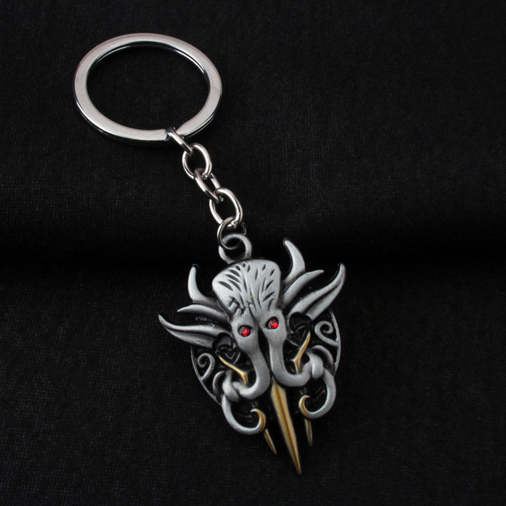 Baldurs Gate Illithid Cosplay Keychain Key Rings Mascot Birthday Hall