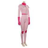The Super Mario Bros. Movie - Peach Adult Cosplay Costume Jumpsuit Outfits Halloween Carnival Suit