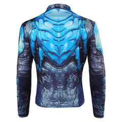Blue Beetle Jaime Reyes Adult Cosplay Costume Printed Jacket Outift Halloween Carnival Suit