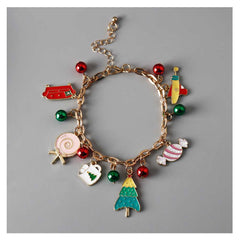 Bracelets Christmas Tree Handmade DIY Children's Jewelry Gift Mascot Birthday Xmas Gift