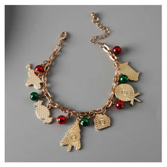 Bracelets Christmas Tree Handmade DIY Children's Jewelry Gift Mascot Birthday Xmas Gift