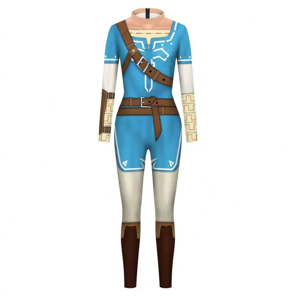 The Legend of Zelda: Breath of the Wild Link Cosplay Costume Jumpsuit Halloween Carnival Party Disguise Suit