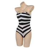 Barbie Barbie basic black and white striped swimsuit suit Cosplay Costume Outfits Halloween Carnival Party Disguise Suit Barbie