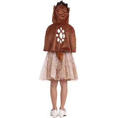 Christmas Kids Girls Cute Deer Elk Cartoon Cosplay Dress Costume Fancy Outfits Halloween Carnival Suit