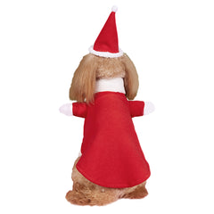 Christmas Santa Claus Pet Dog Cosplay Costume Outfits Christmas Carnival Suit