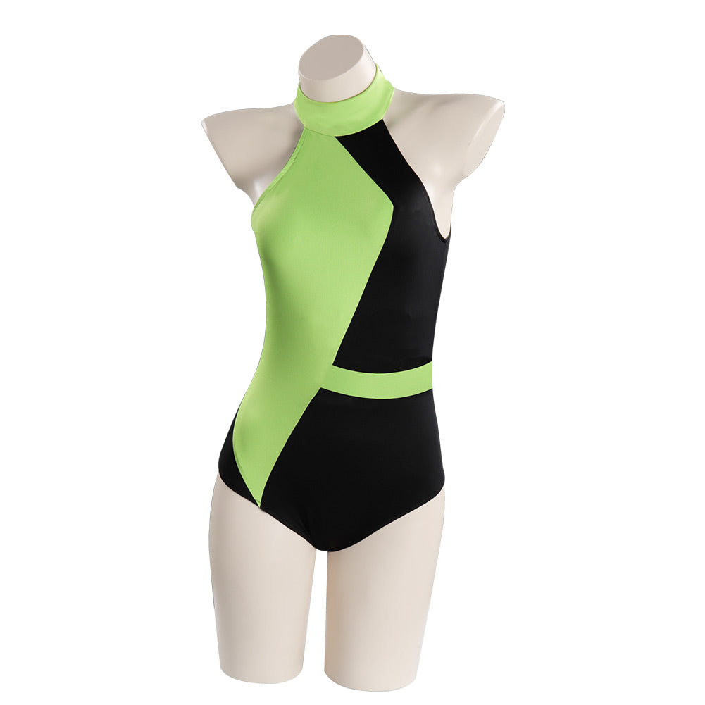 Kim Possible Shego Adult Women Swimsuit Lovely Sport Beach Swimwear Bath Suit - INSWEAR