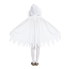 White Ghost Kids Children Cosplay Costume Cloak Outfits Halloween Carnival Suit