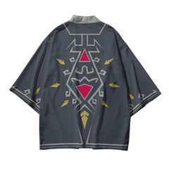 The Legend of Zelda Link Cosplay Cloak Kimono Cardigan Robe Cospaly Costume Print Casual Coat