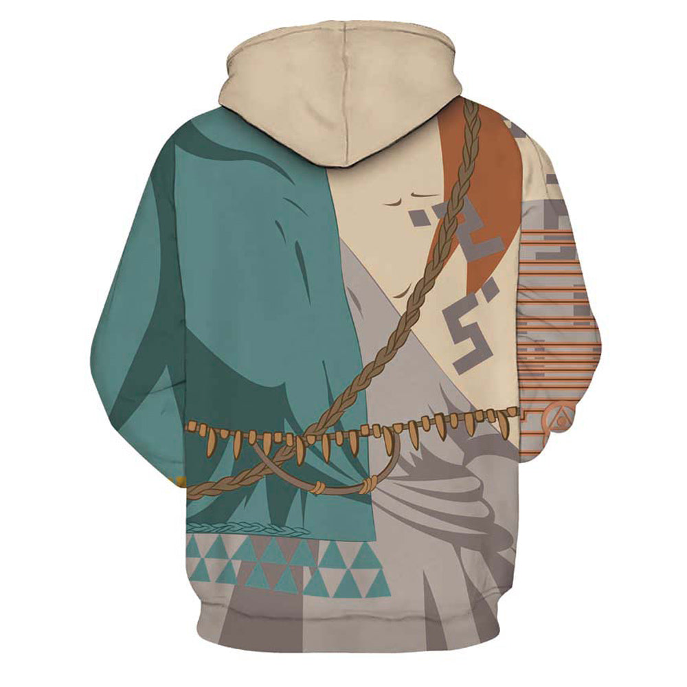 The Legend of Zelda: Tears of the Kingdom Link Cosplay Hoodie Printed Hooded Sweatshirt Casual Streetwear