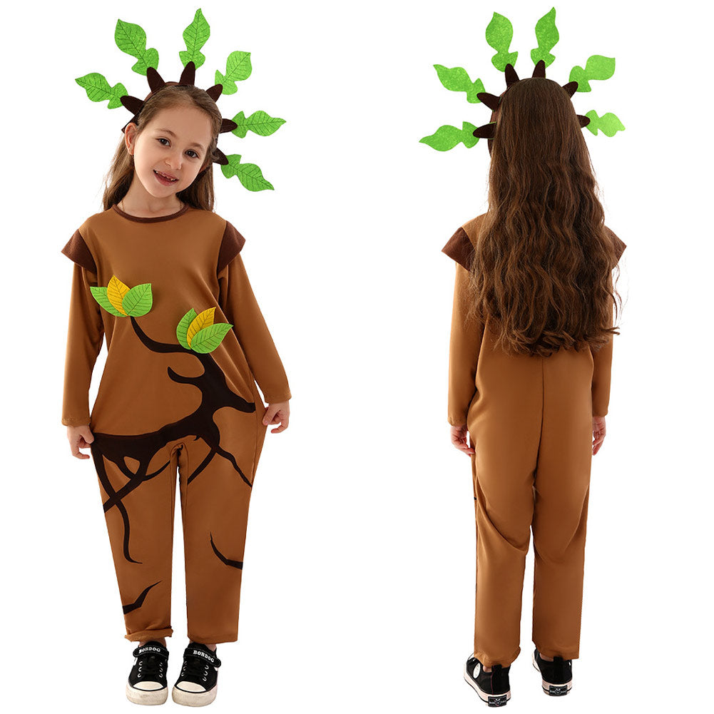 Easter 2023 Tree Plant Kids Children Cosplay Costume Jumpsuit Outfits Halloween Carnival Suit