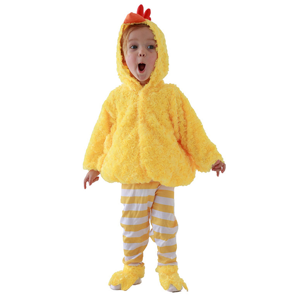 Easter Chick Kids Children Cosplay Costume One-piece Sleepwear Outfits Halloween Carnival Suit