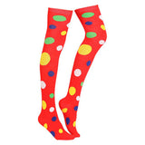 Christmas Clown Mesh Skirt Cosplay Dress Halloween Carnival Costume Dress Up - INSWEAR